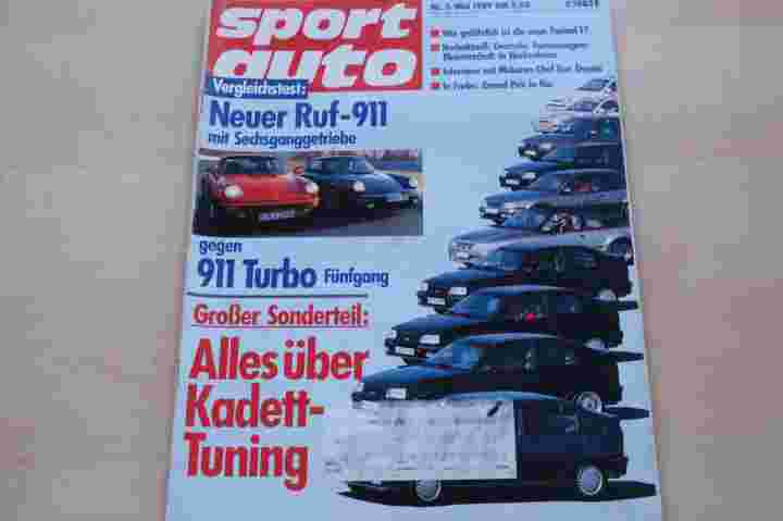 Deckblatt Sport Auto (05/1989)